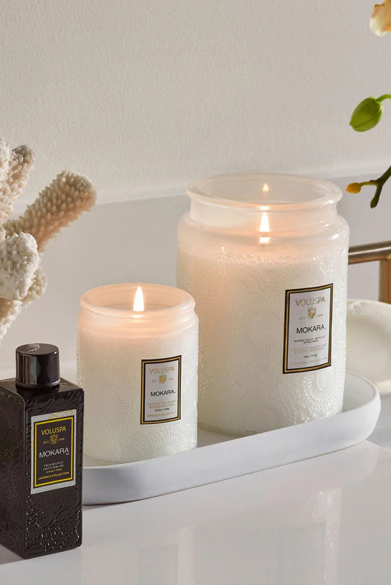 Voluspa Small Jar Candle - Mokara 156g - hvittrad.no