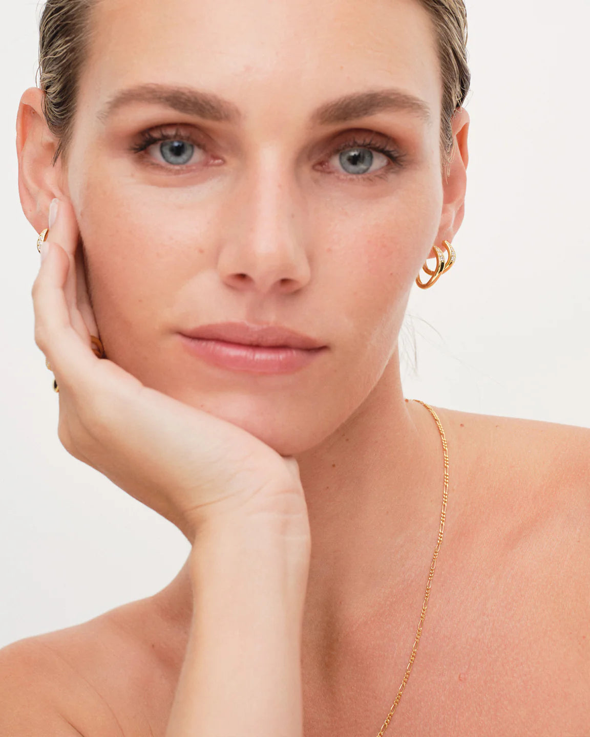 Philippa Studios Figaro Halskjede 50cm Gold - hvittrad.no