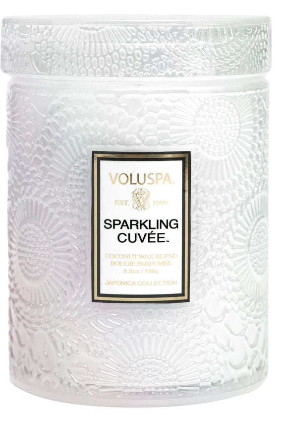 Voluspa Small Jar Candle - Sparkling Cuvee 156g - hvittrad.no