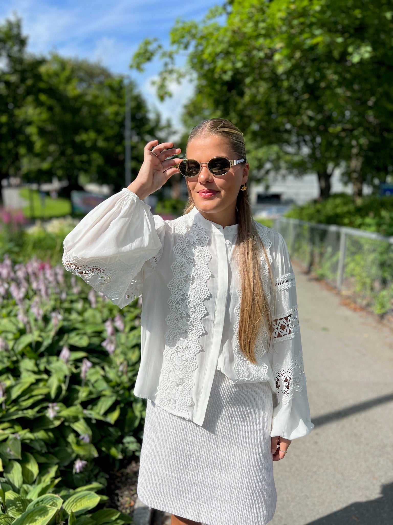 Gossia JulinaGO Shirt Off-White - hvittrad.no