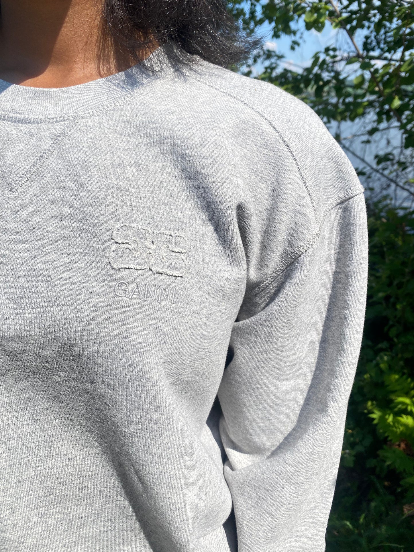Isoli Drop Shoulder Sweatshirt Paloma Melange