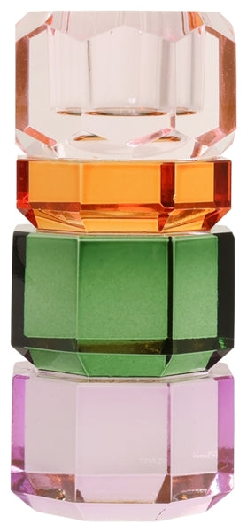 C'est Bon Crystal Holder - Baby Pink/Mint - 10x6 cm - hvittrad.no