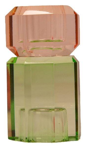 C'est Bon Crystal Holder Mint/Peach 9,5x5x5cm - hvittrad.no