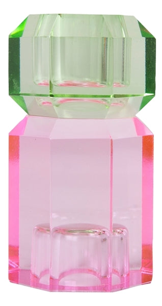 Cest Bon Crystal Holder Mint/Baby Pink 9,5x5x5cm - hvittrad.no