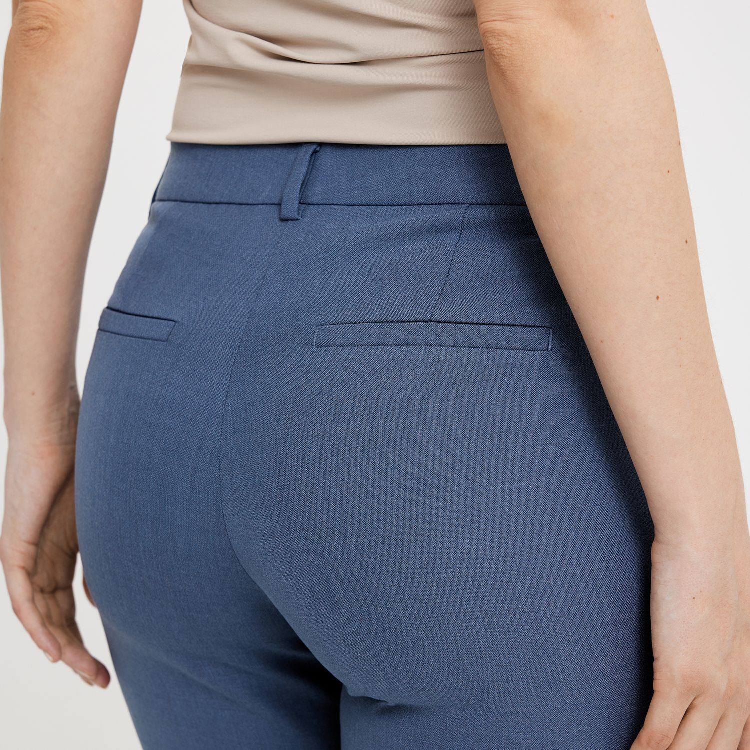 Five Units KylieFV Crop 085 Blue Mist Melange - hvittrad.no