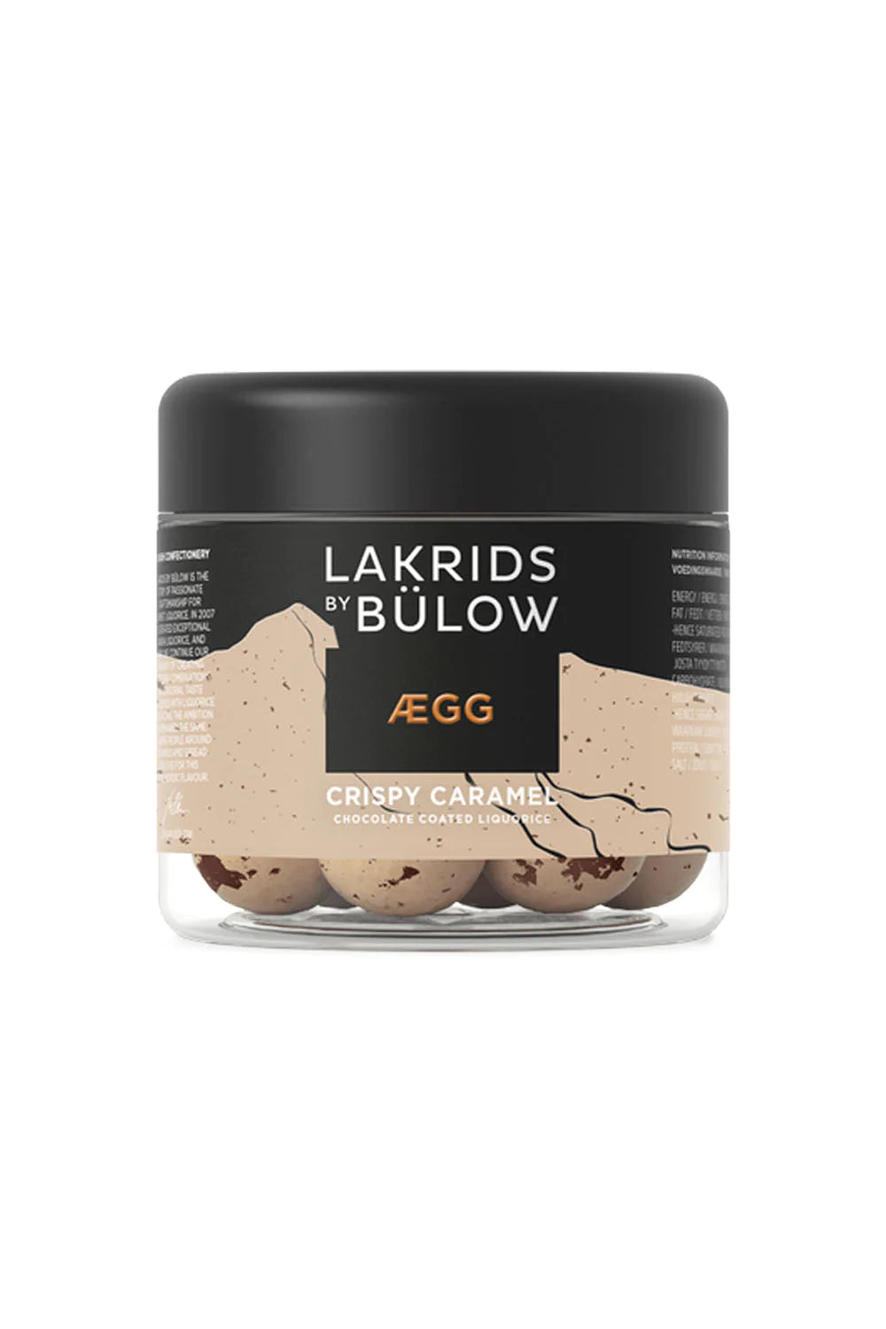 Lakrids by Bülow Ægg Crispy Caramel Small 125g - hvittrad.no