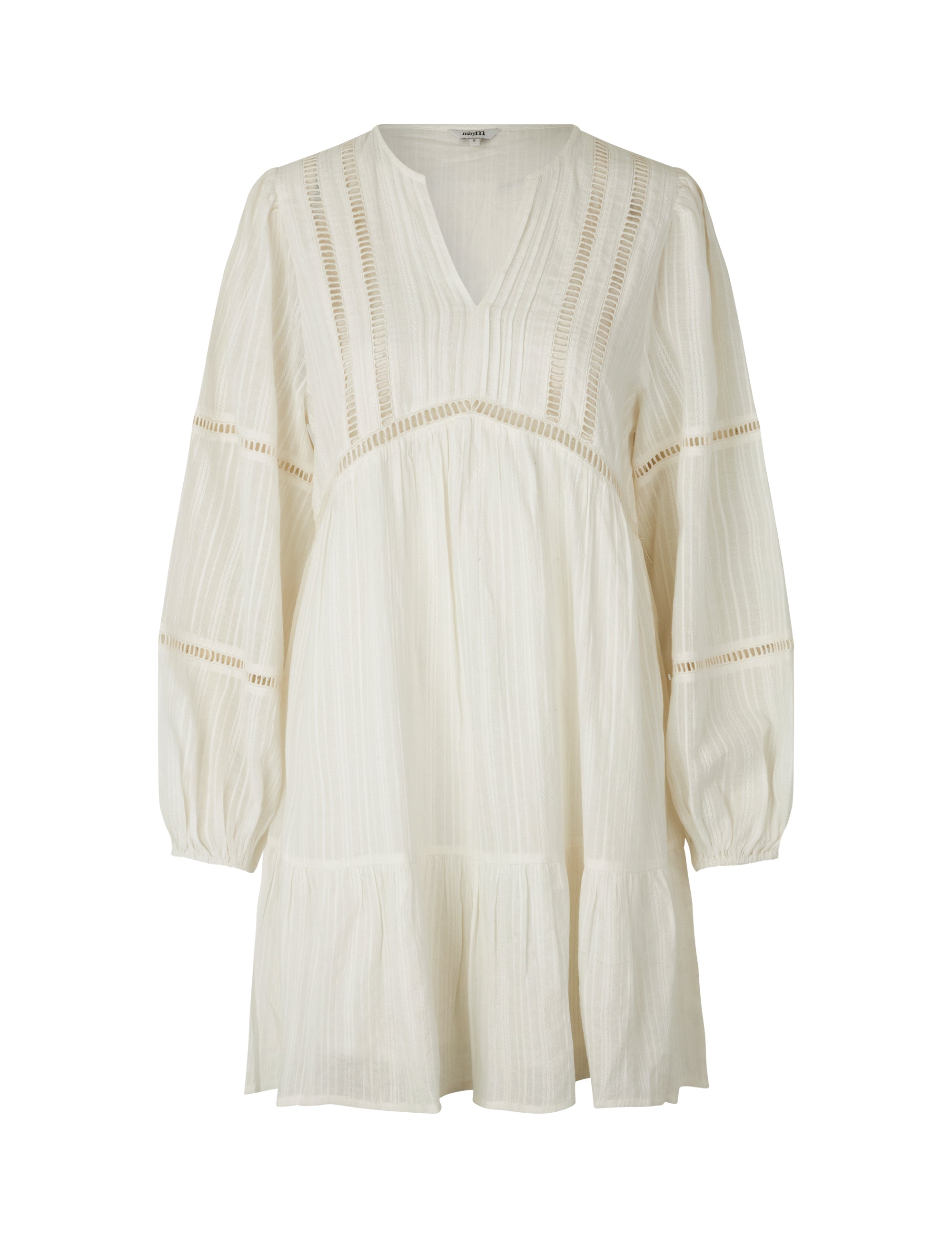 Mbym Inge Marie-M Laya Dress Sugar - hvittrad.no