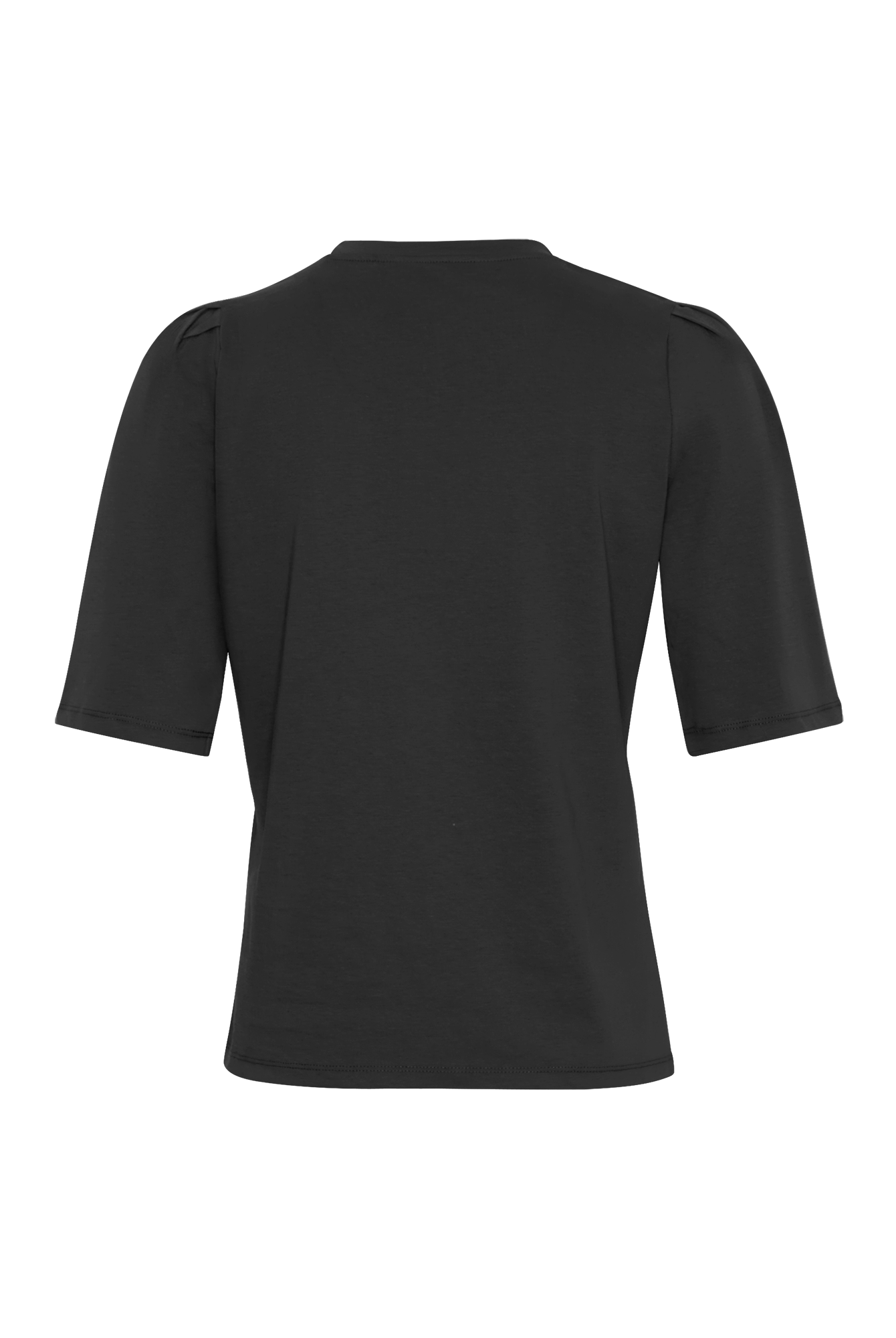 MSCH Copenhagen Begitta Organic Puff Tee Black - hvittrad.no