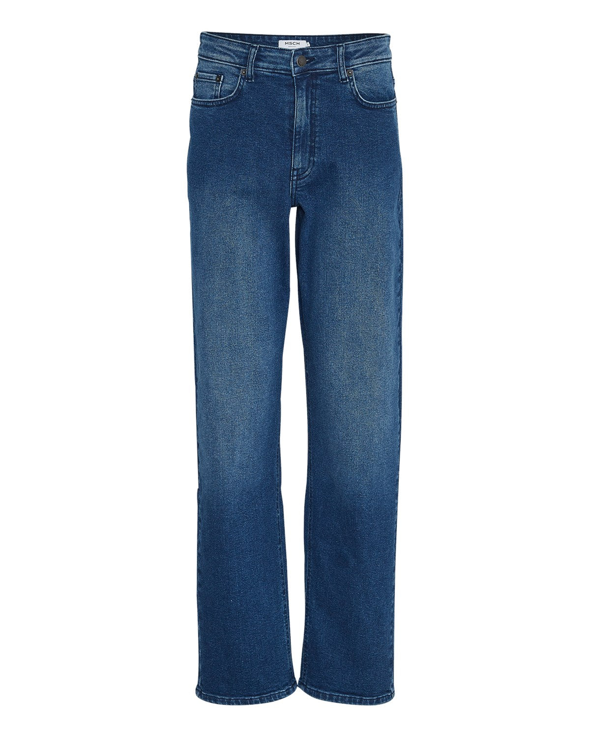 Moss Copenhagen Melana Rikka Jeans Dark Blue Wash - hvittrad.no