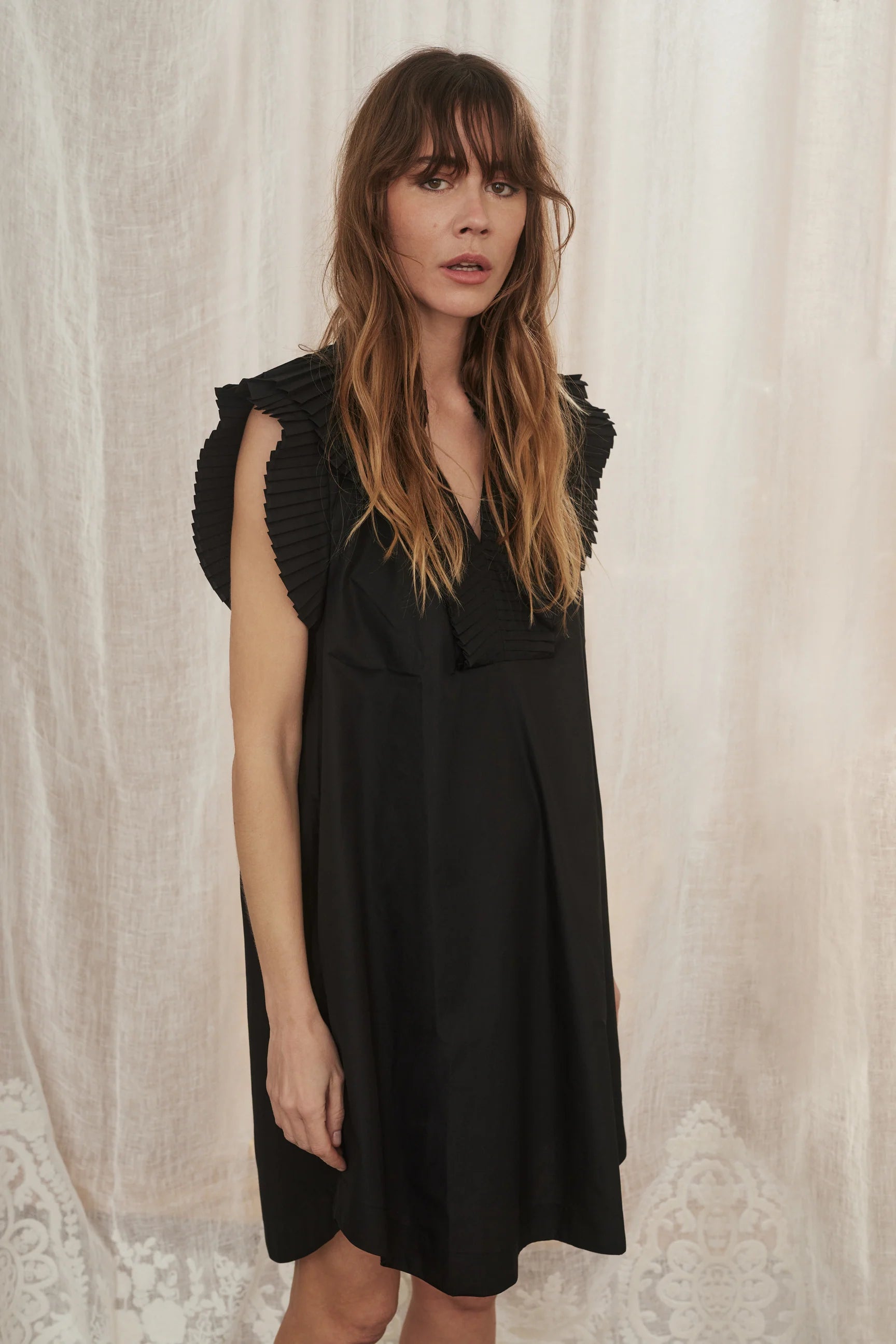 Gossia MileneGO Dress Black - hvittrad.no