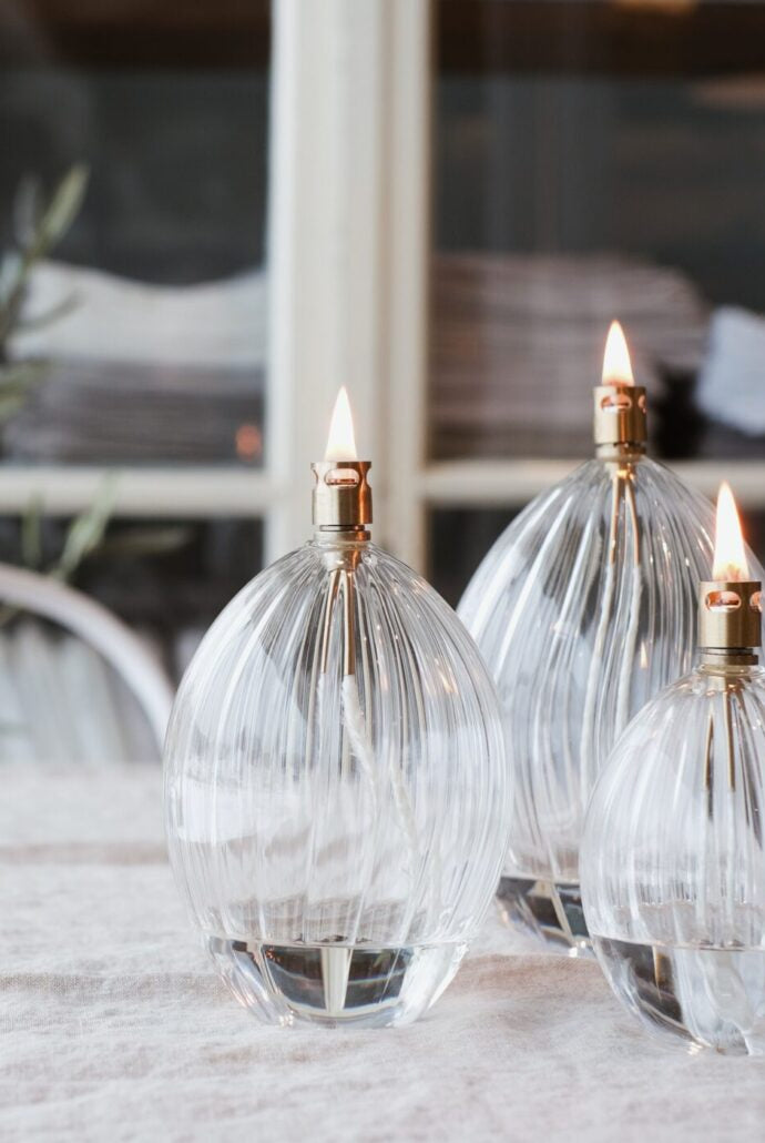 Peri Oljelampe Ovalis Brass Medium - hvittrad.no