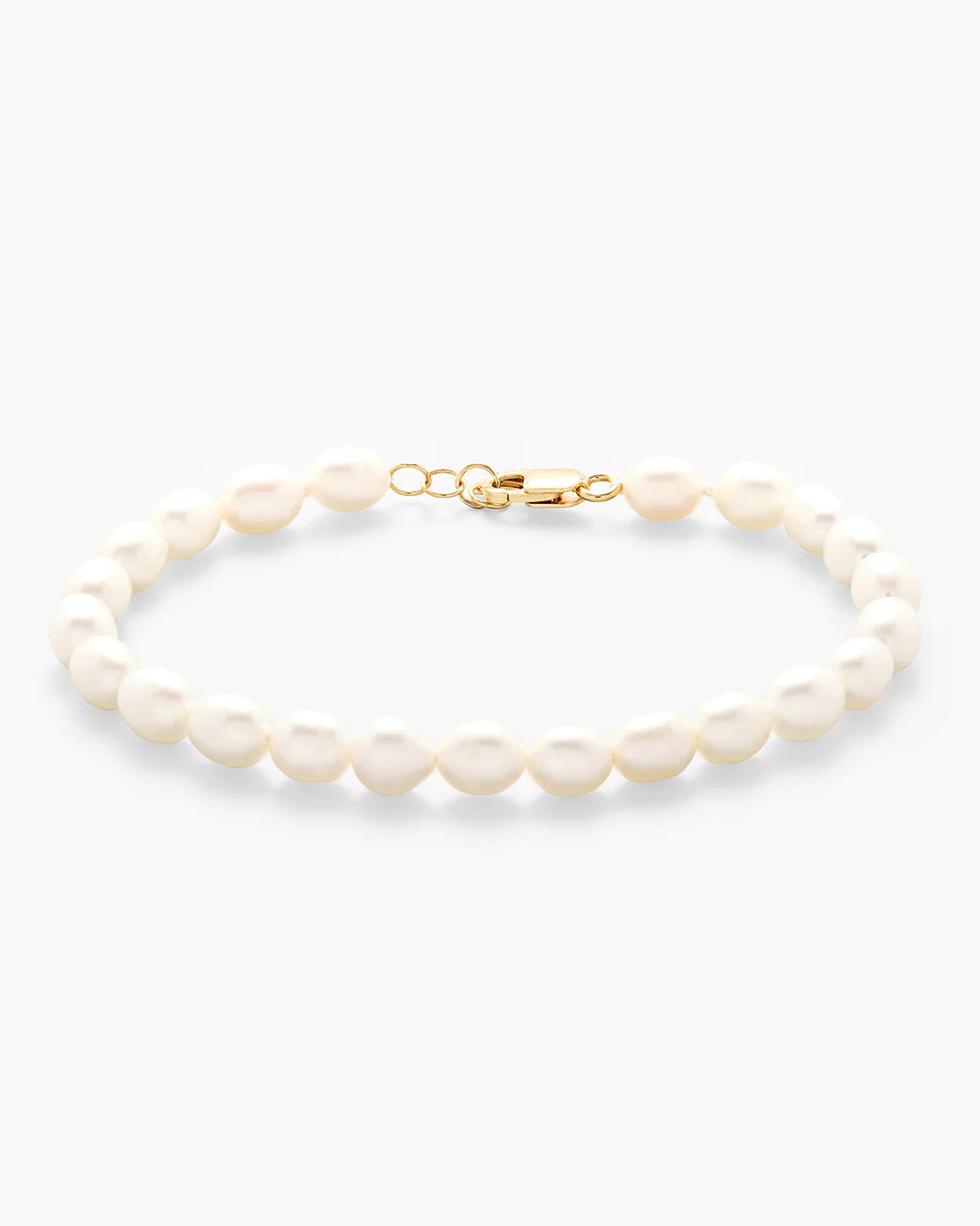 Philippa Studios Perle Petite Armbånd Gold - hvittrad.no
