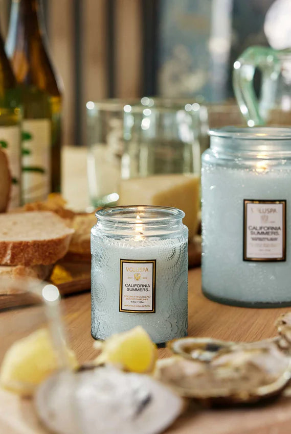 Voluspa Small Jar Candle - California Summers 156g - hvittrad.no
