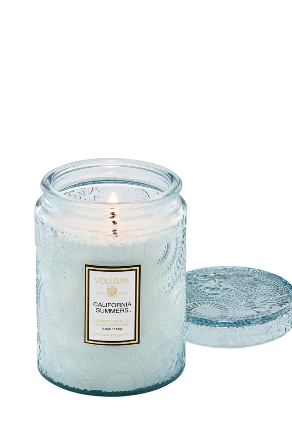 Voluspa Small Jar Candle - California Summers 156g - hvittrad.no