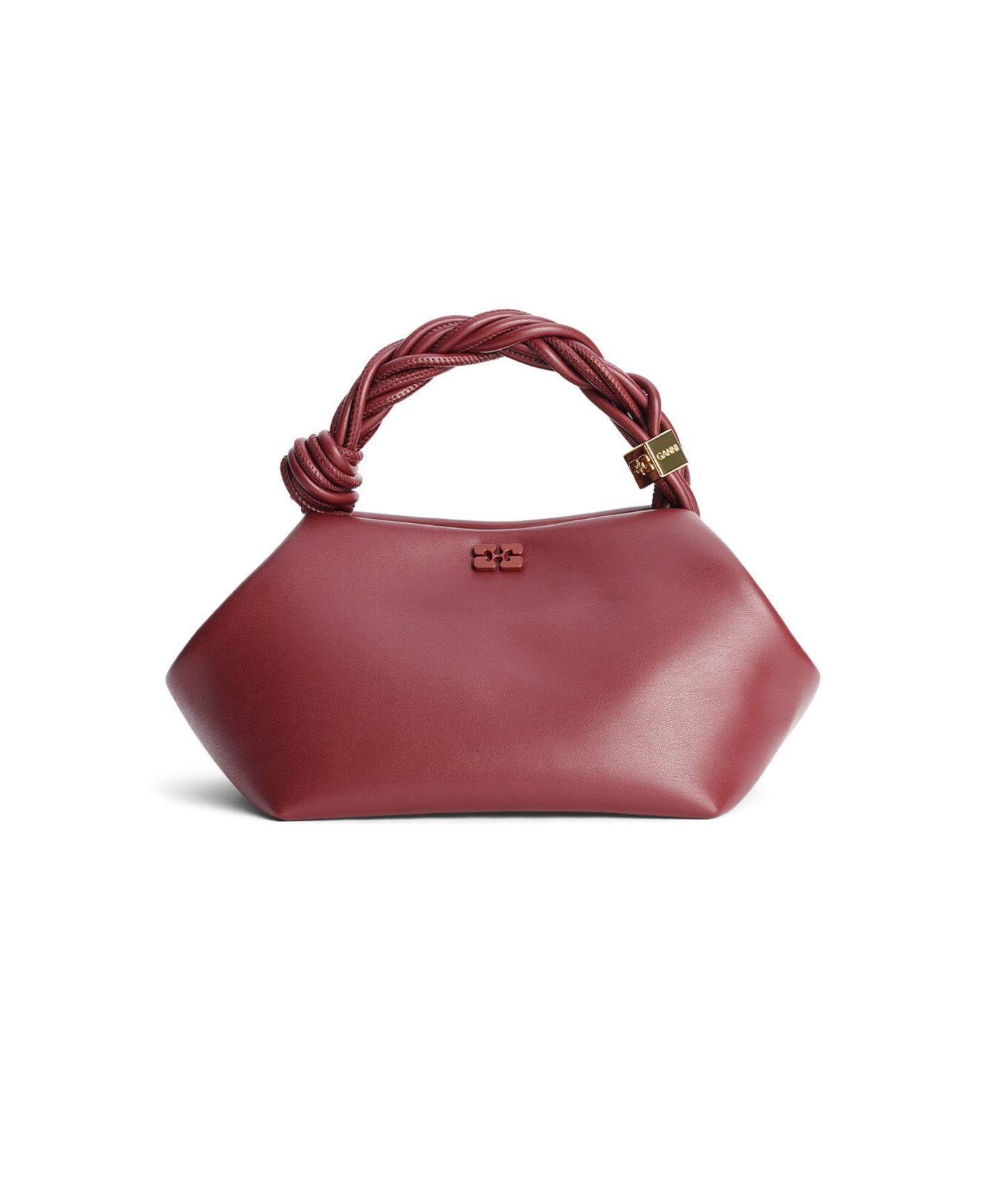 Ganni Bou Bag Small Burgundy