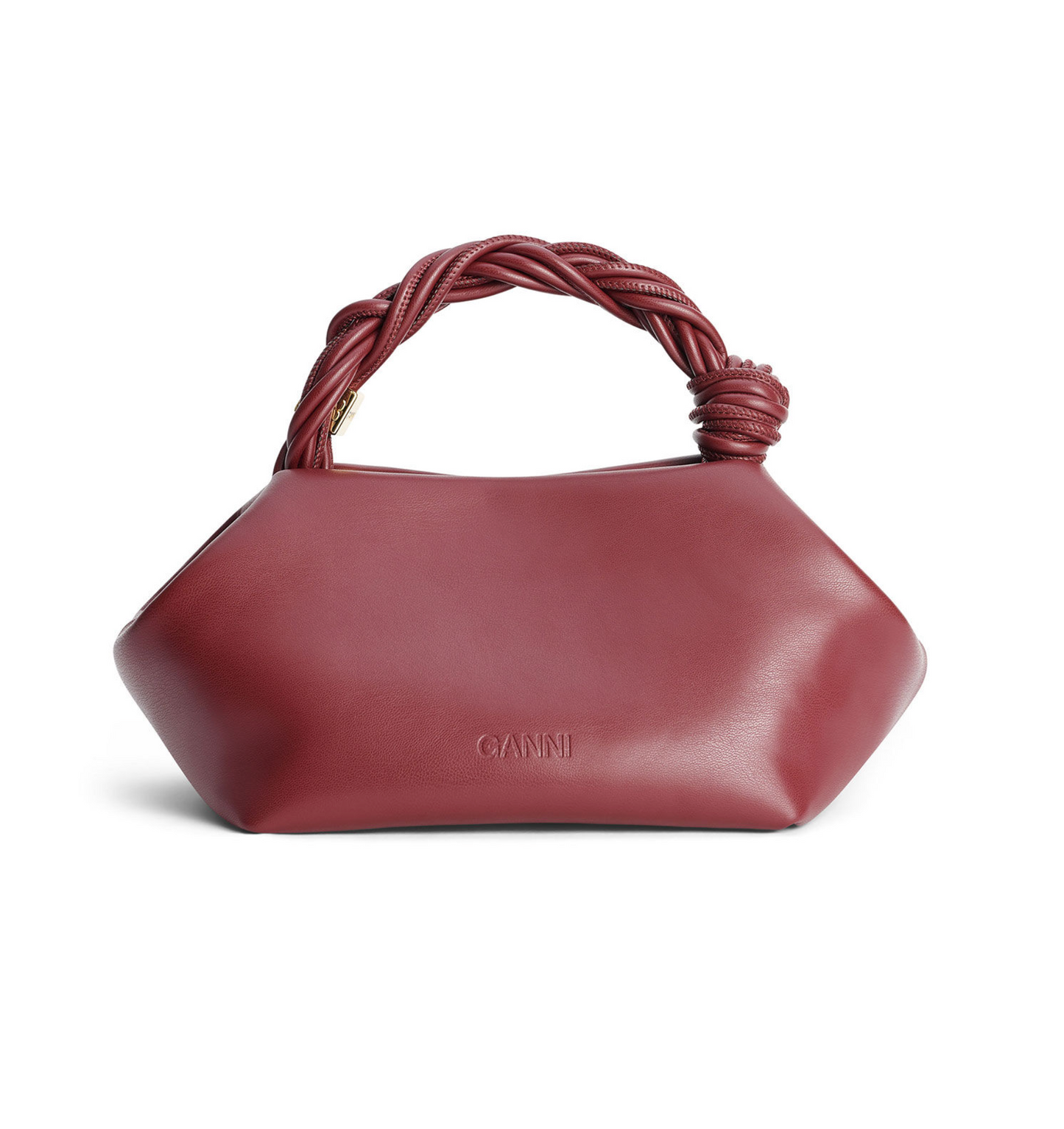 Ganni Bou Bag Small Burgundy