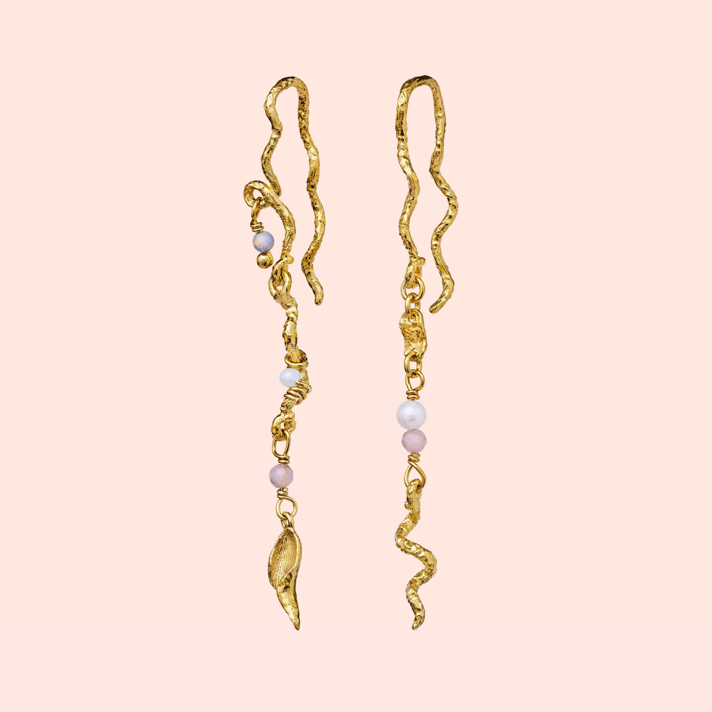 Maanesten Elisa Earrings - hvittrad.no