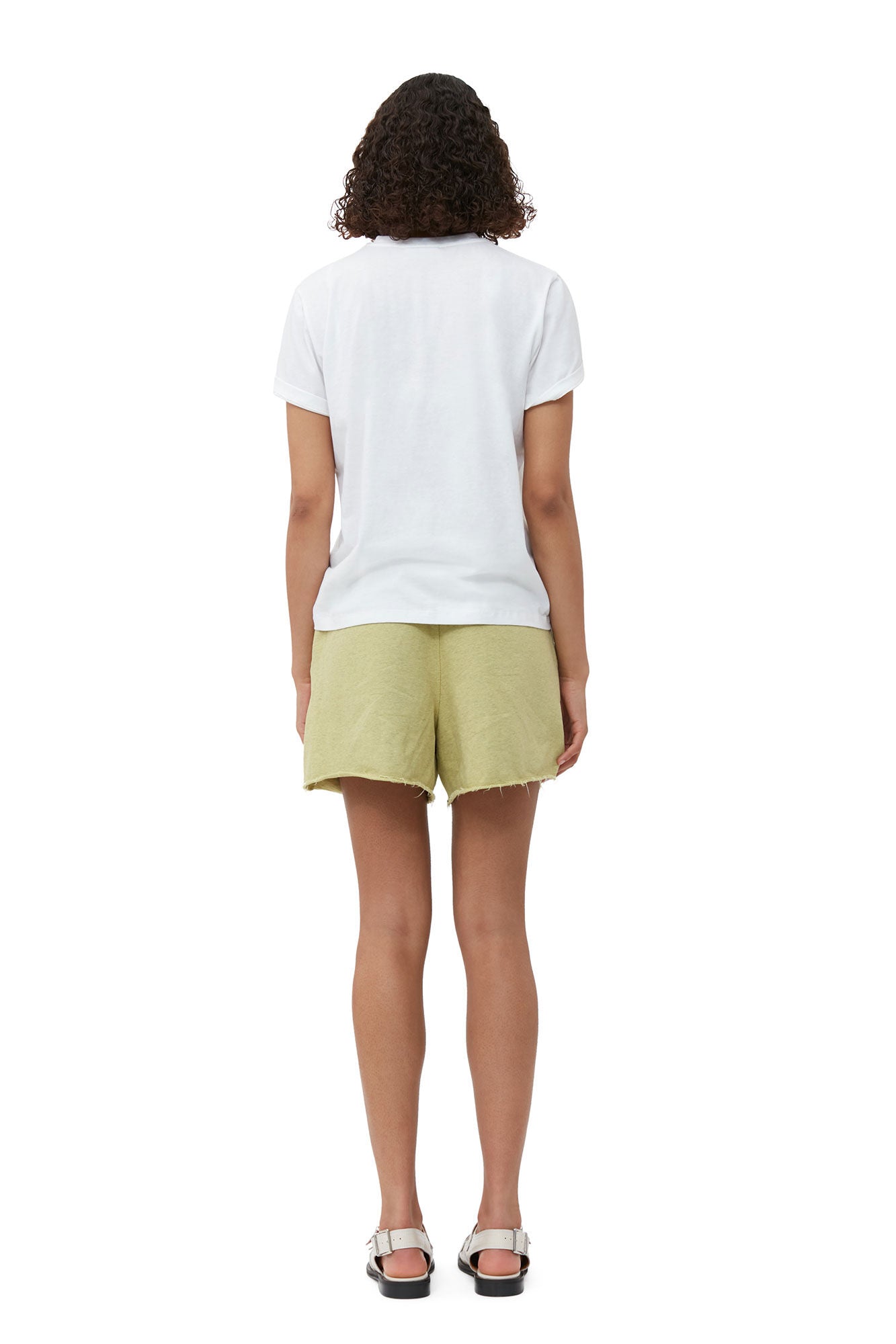 Thin Jersey Relaxed O-neck T-shirt Bright White