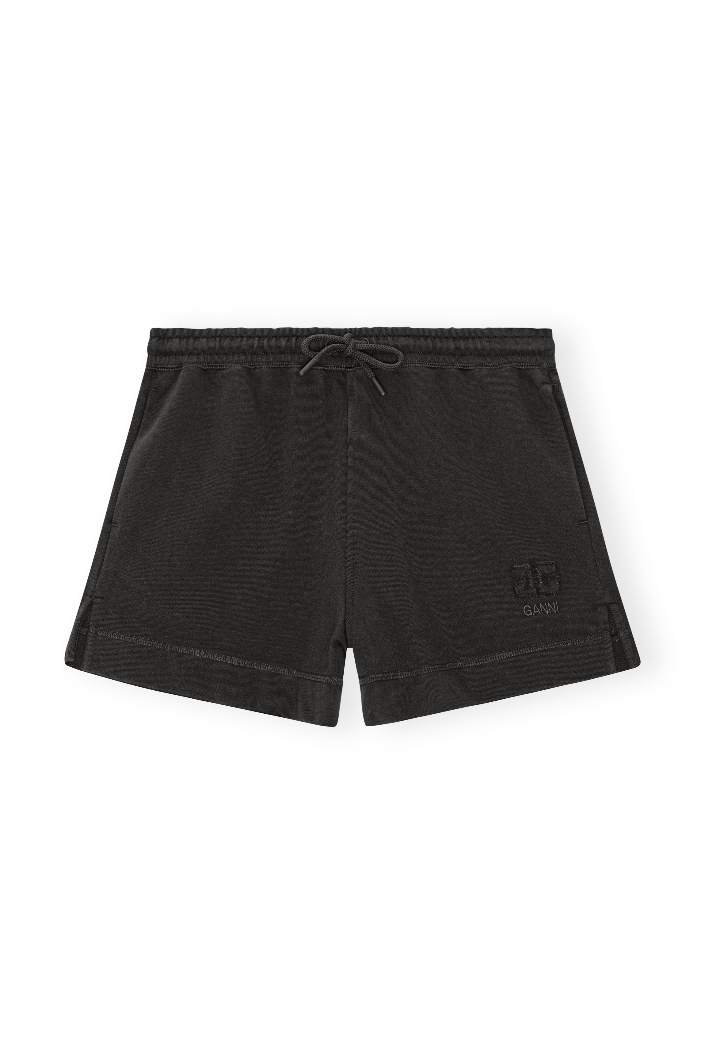 GANNI Light Isoli Elasticated Shorts Phantom - hvittrad.no