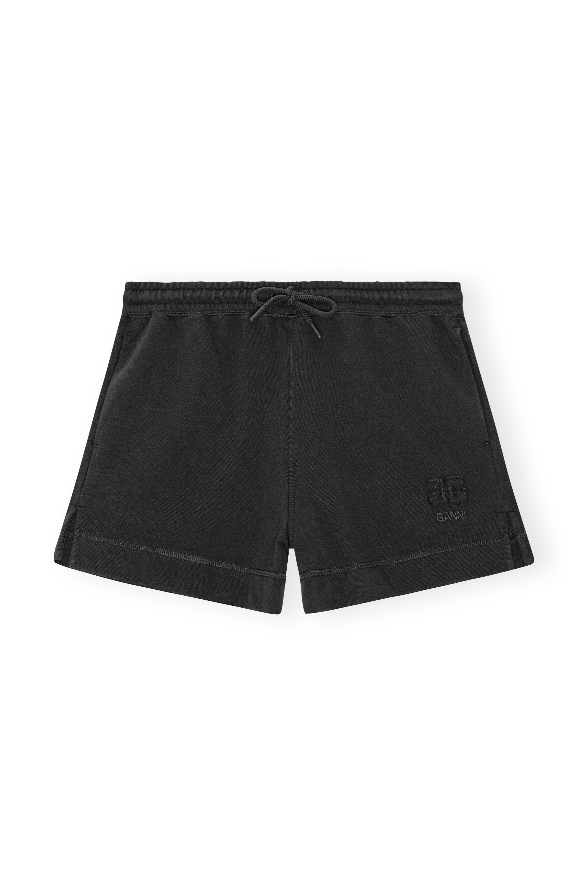 GANNI Light Isoli Elasticated Shorts Phantom - hvittrad.no