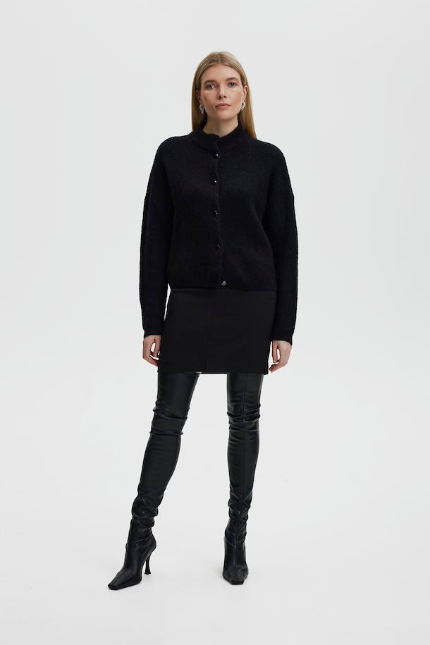 AlphaGZ Short Cardigan Black