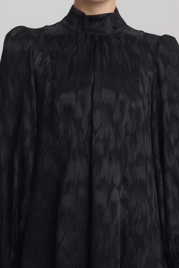 Gestuz DalilaGZ P Short Dress Black - hvittrad.no