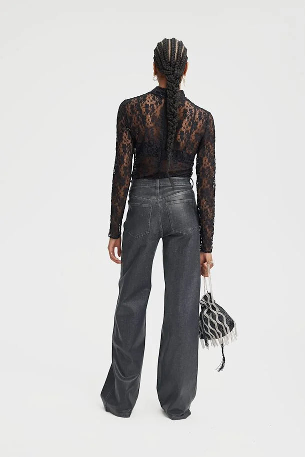 Gestuz RainaGZ LS Top Black - hvittrad.no