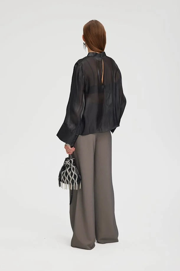 Gestuz YaliaGZ Blouse Black - hvittrad.no