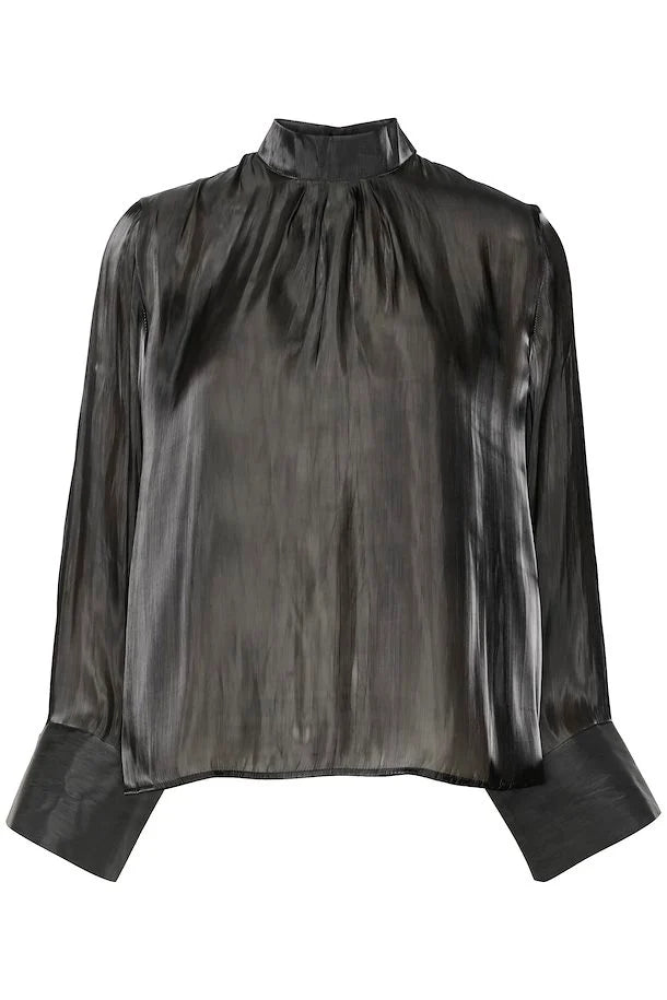 Gestuz YaliaGZ Blouse Black - hvittrad.no