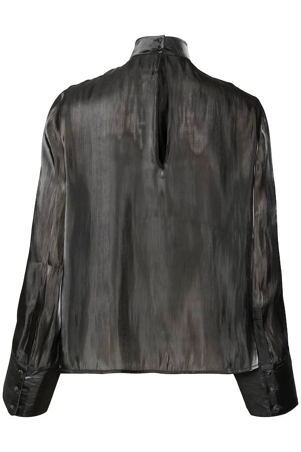 Gestuz YaliaGZ Blouse Black - hvittrad.no