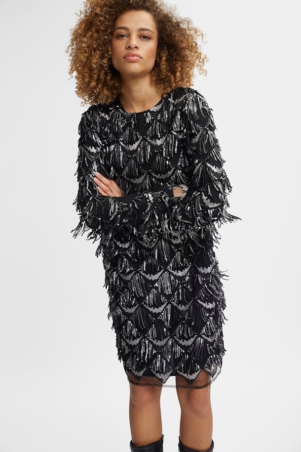 Gestuz YasnaGZ Short Dress Black - hvittrad.no