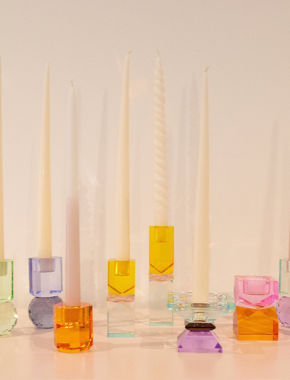C'est Bon Crystal Holder - Butter/L.pink - hvittrad.no
