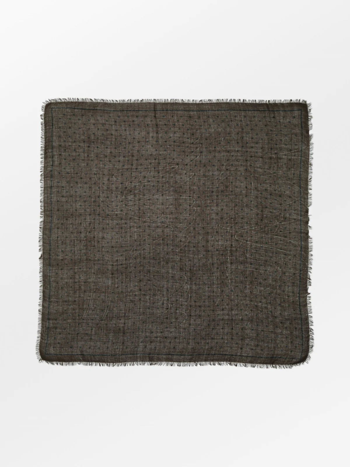 Beck Søndergaard Naomi Wica Scarf Deep Taupe Brown - hvittrad.no