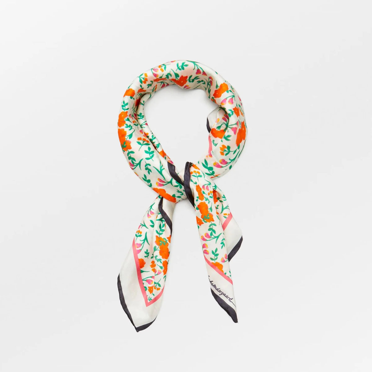 Maxi polka triangle sia scarf birch white main image 0