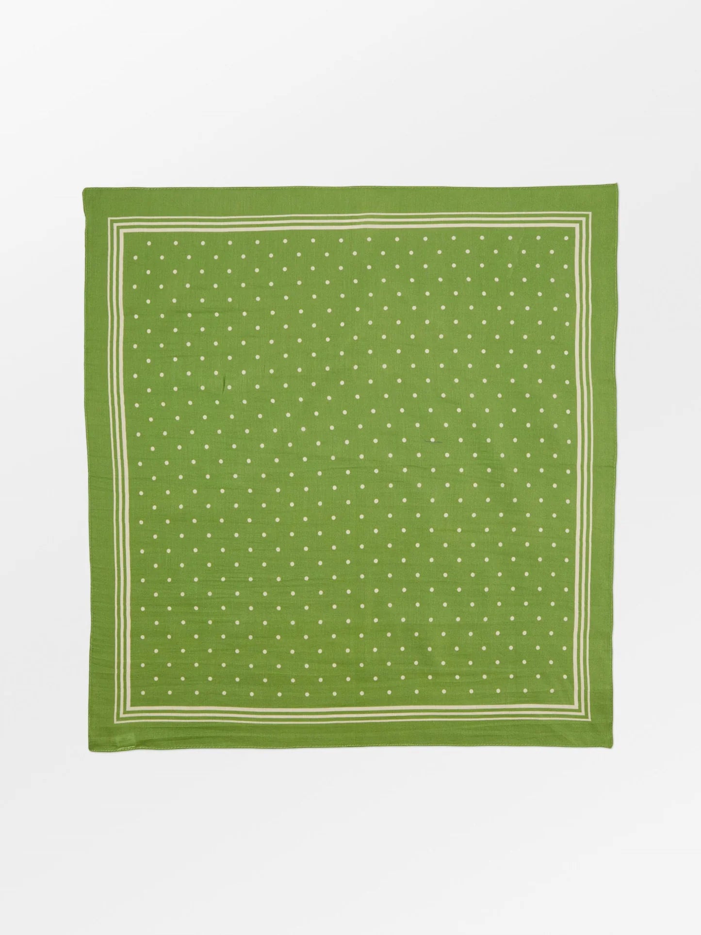 Beck Söndergaard Devi Cotta Scarf Piquant Green - hvittrad.no