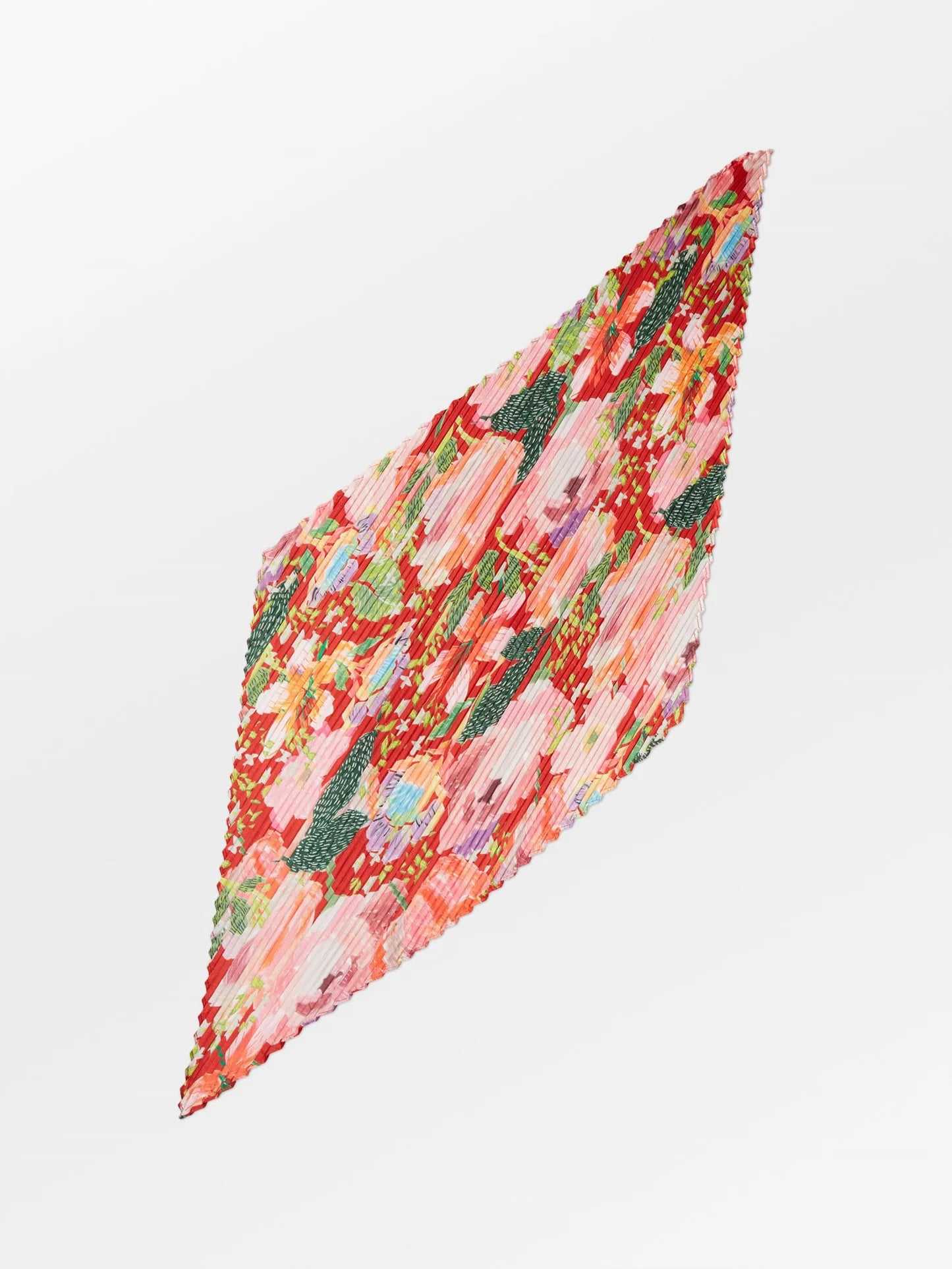 Beck Söndergaard Yvette Plea Scarf Salsa Red - hvittrad.no