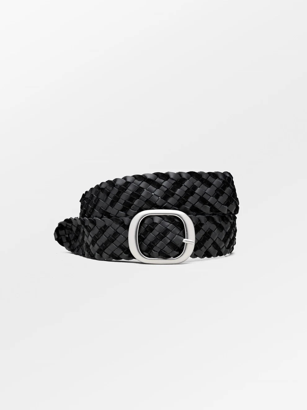 Beck Söndergaard Rochel Mix Braided Belt Black - hvittrad.no