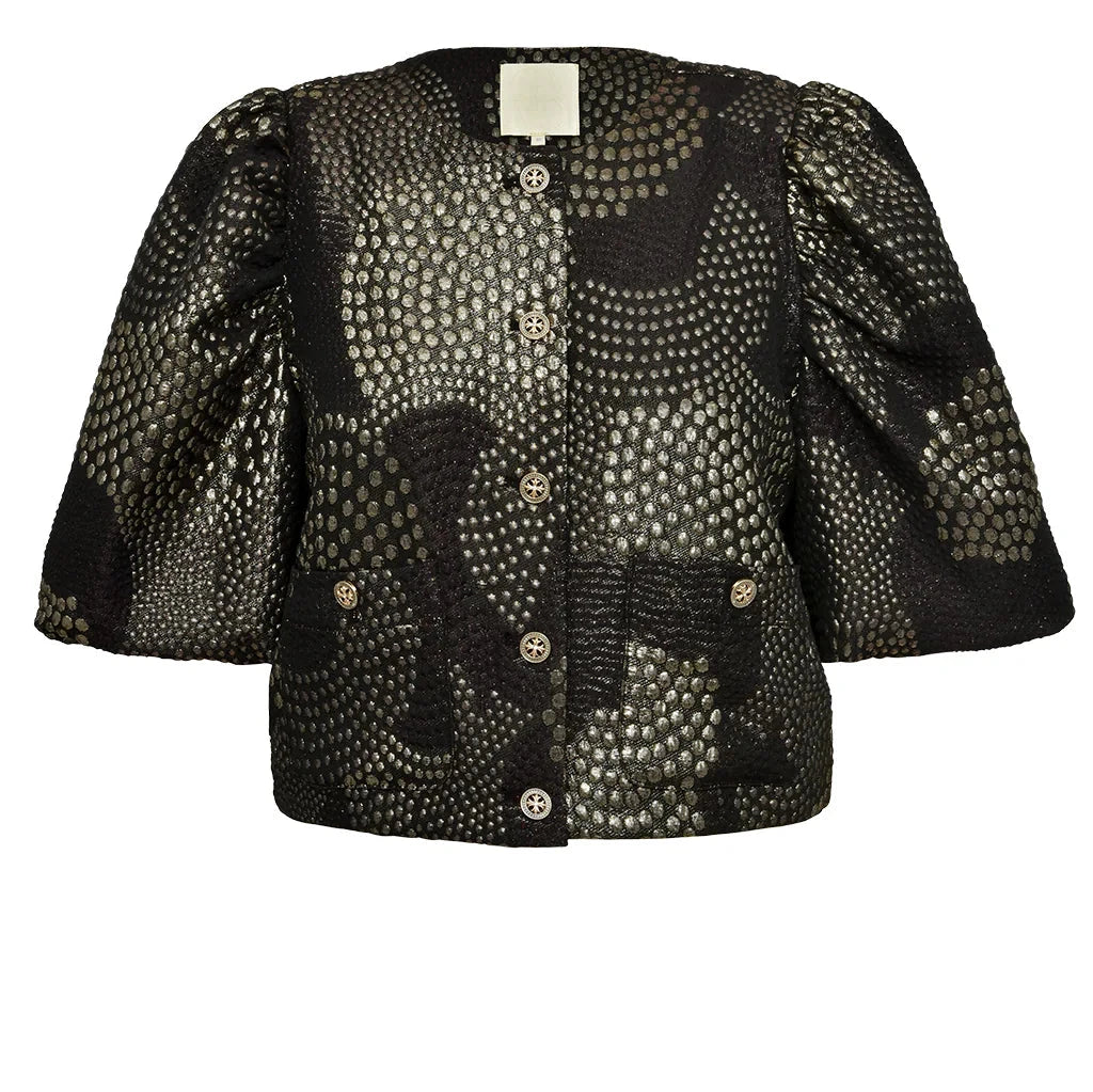 Gossia - Dovego Jacket G2956 - Creme Black Dots