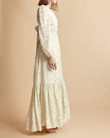 Jacquard Gown Pistachio