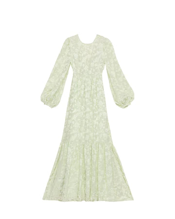 Jacquard Gown Pistachio