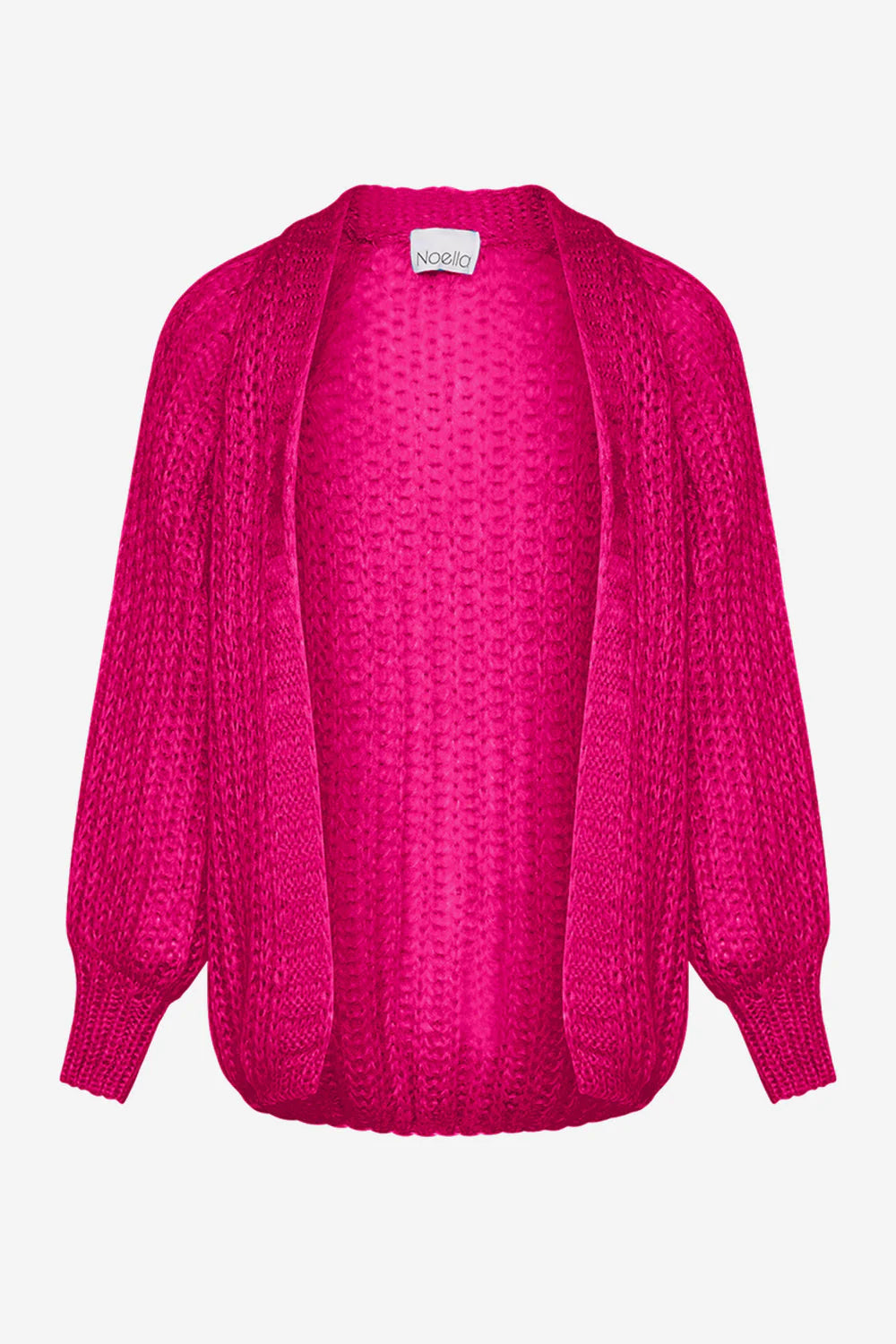 Joseph Cardigan Solid Dark Pink