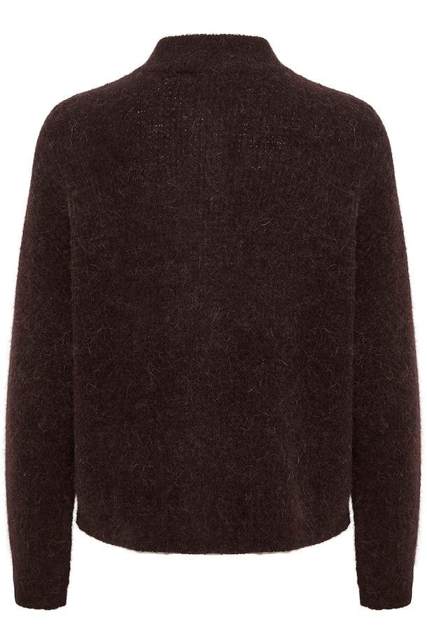 AlphaGZ Short Cardigan Plum Melange