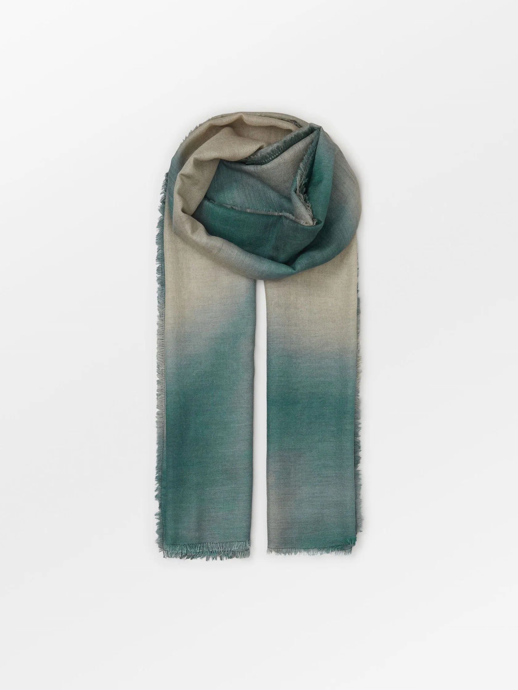Beck Sondergaard Martinez Siw Scarf Deep Lake Green - hvittrad.no
