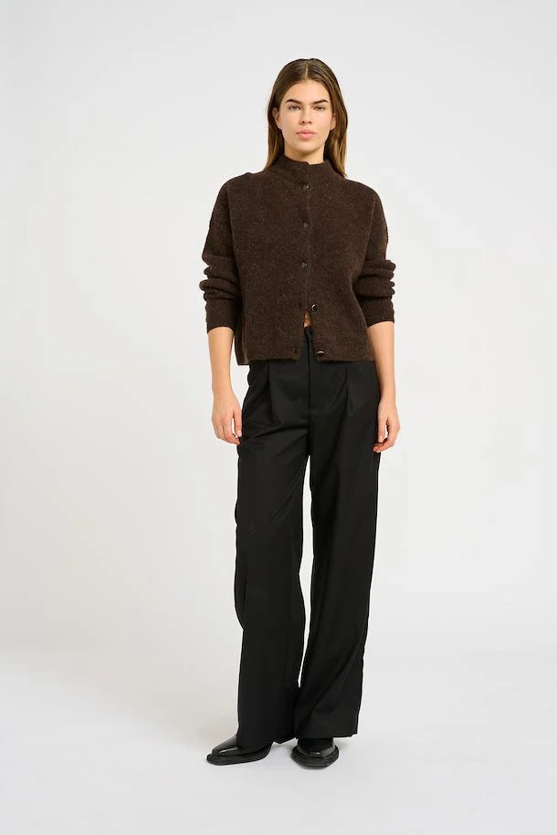 Gestuz AlphaGZ Short Cardigan Molé - hvittrad.no