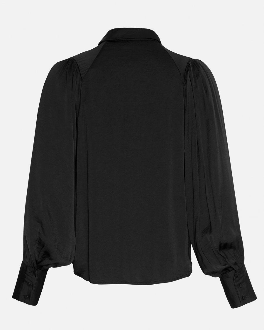 Moss Copenhagen Maluca Shirt Black - hvittrad.no