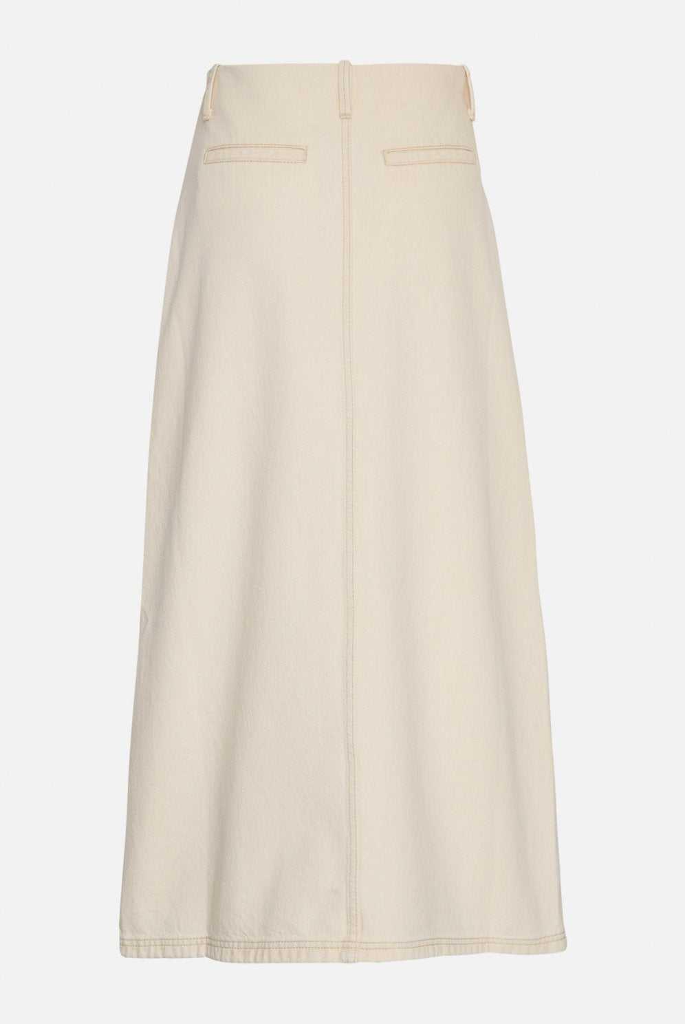 MSCH Copenhagen Phelina Ida HW Denim Skirt Oatmeal - hvittrad.no