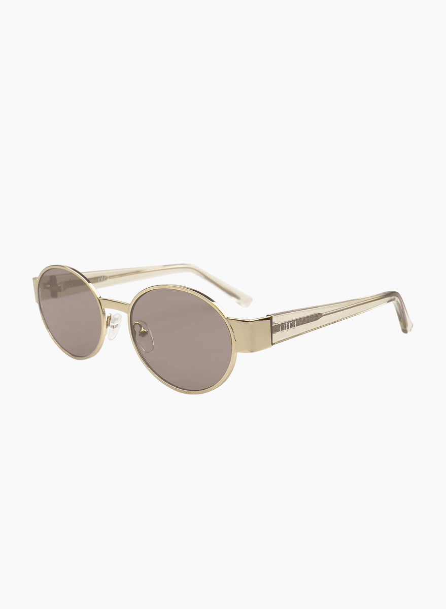 Otra Eyewear Echo Gold Brown - hvittrad.no