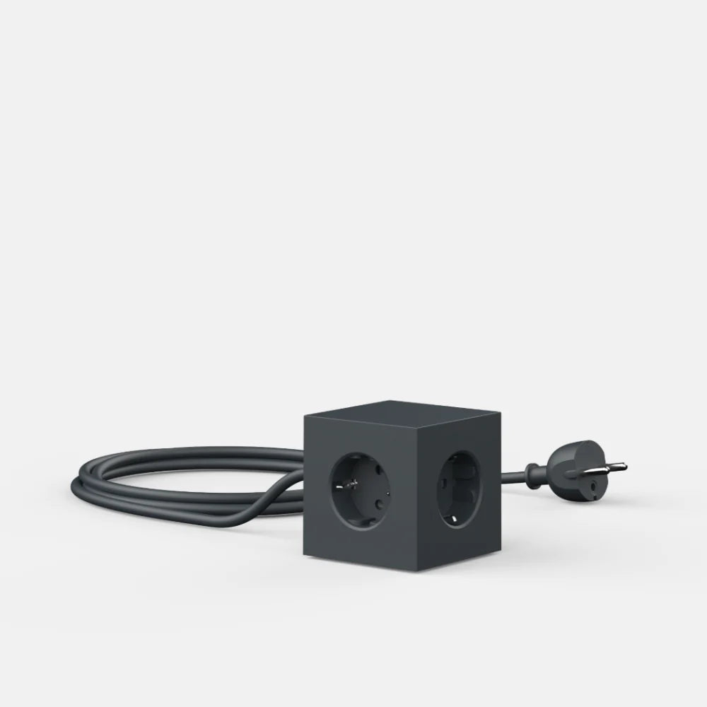 Square 1 USB Magnet Black