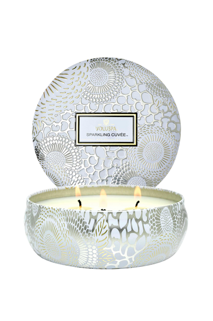 3-Wick Tin Candle – Sparkling Cuvée 340g