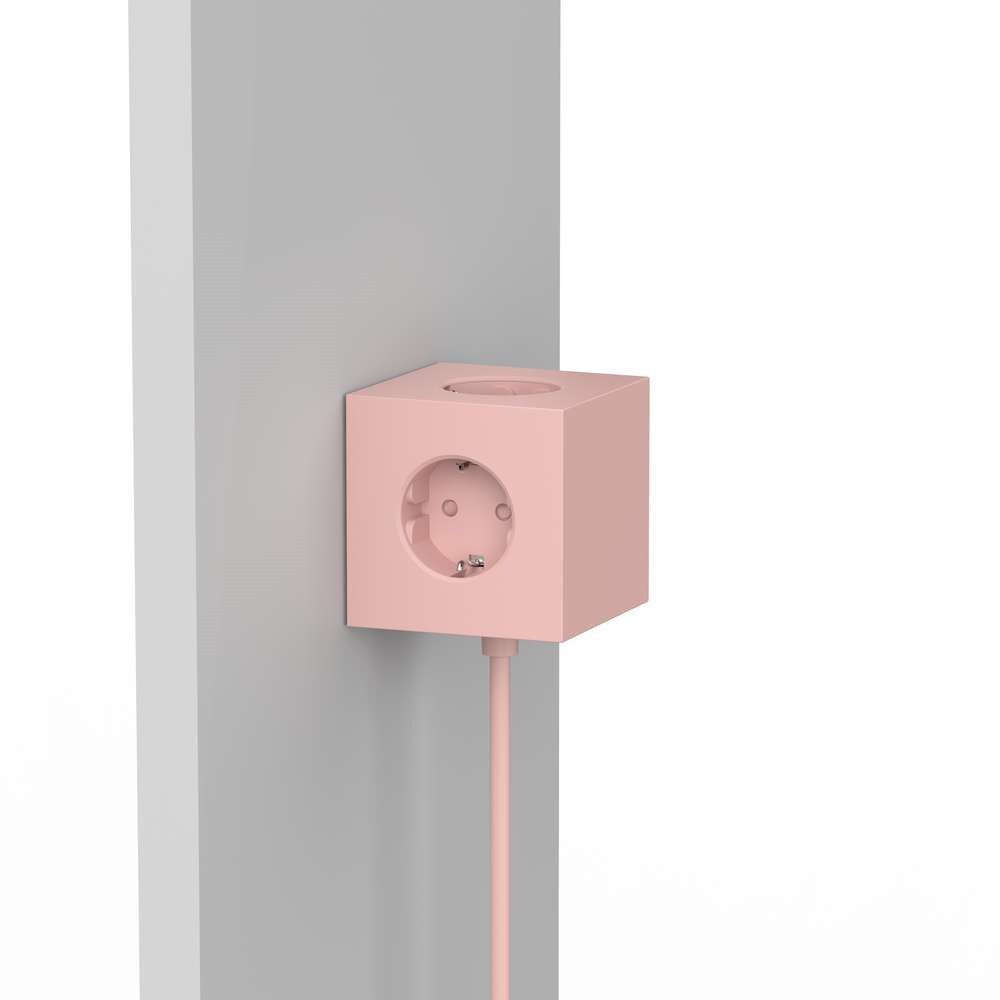 Square 1 USB Magnet Old Pink